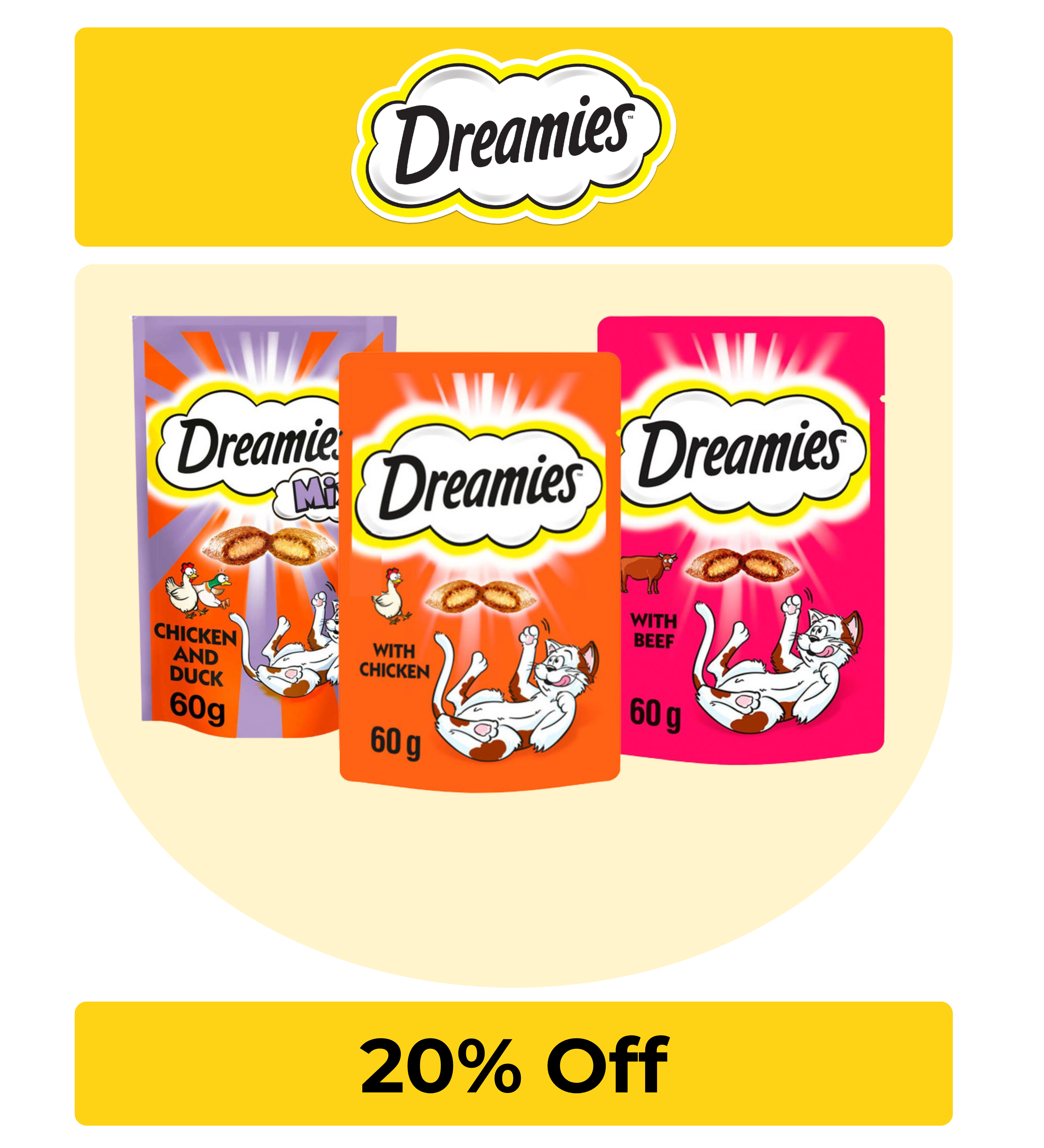 Dreamies Cat Treats for Sale