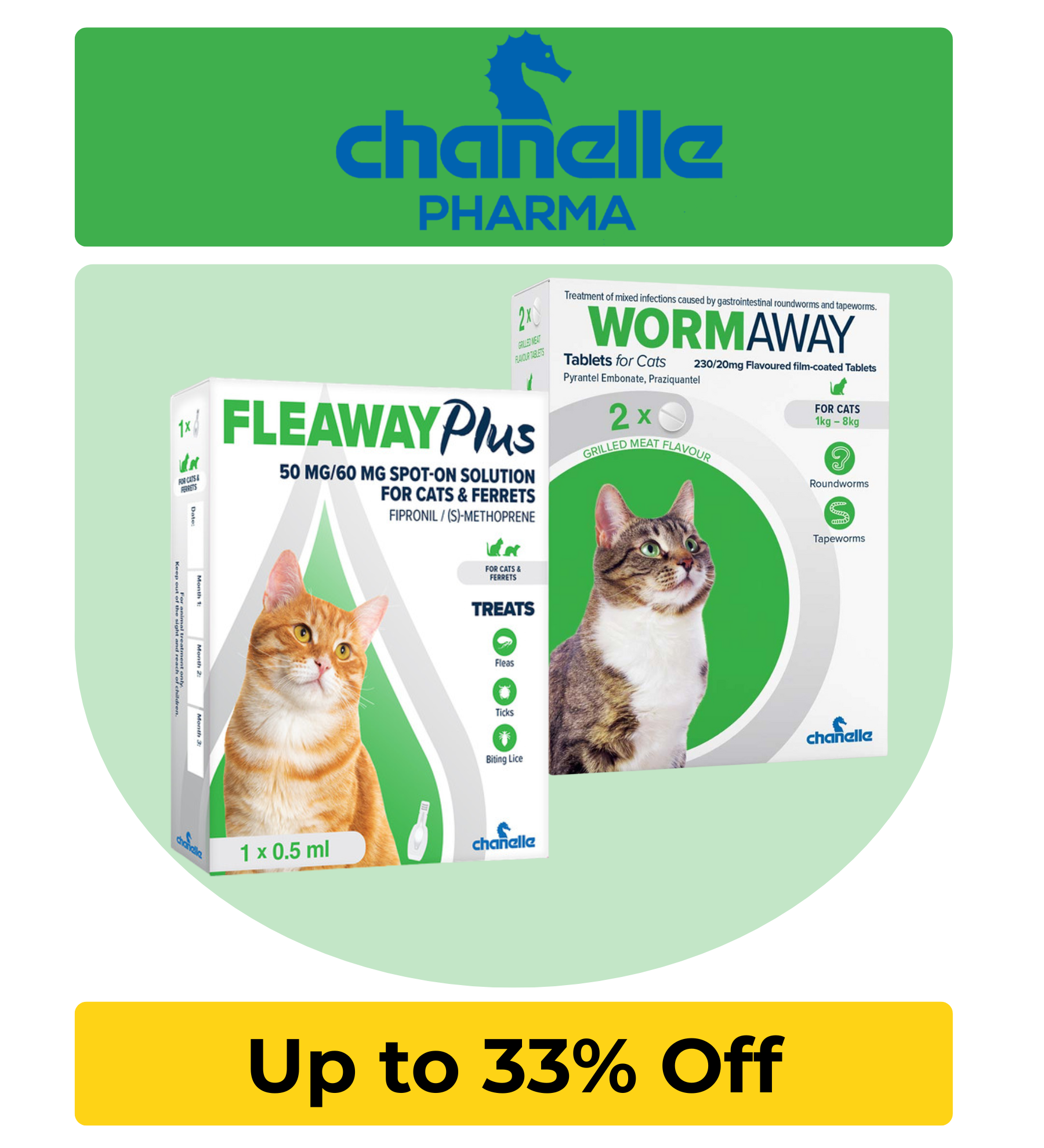Cat Flea & Worming Products On sale