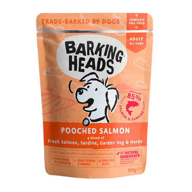 Barking Heads Pooched Salmon Wet Adult Dog Food Petworlddirect