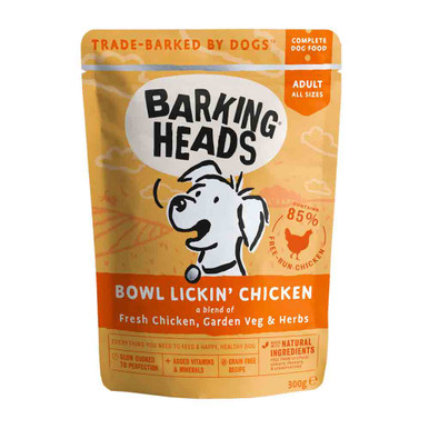 Barking Heads Bowl Lickin Chicken Grain Free Wet Adult Dog Food