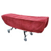 Cot Covers are available in burgundy, black, forest green, navy blue and gray.