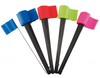 Plain Vinyl Marking Flags 2.5" x 3.5"