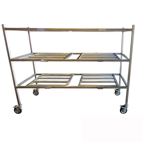 Stainless Steel Side Load Mortuary Roller Rack Stainless Steel Side Load Mortuary Roller Rack