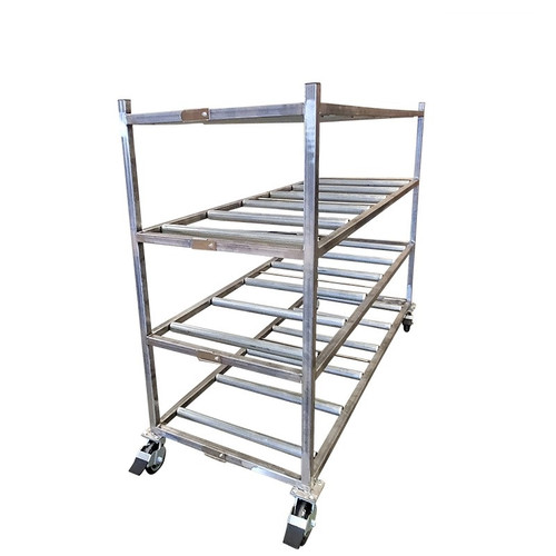 Stainless Steel End Load Mortuary Roller Rack