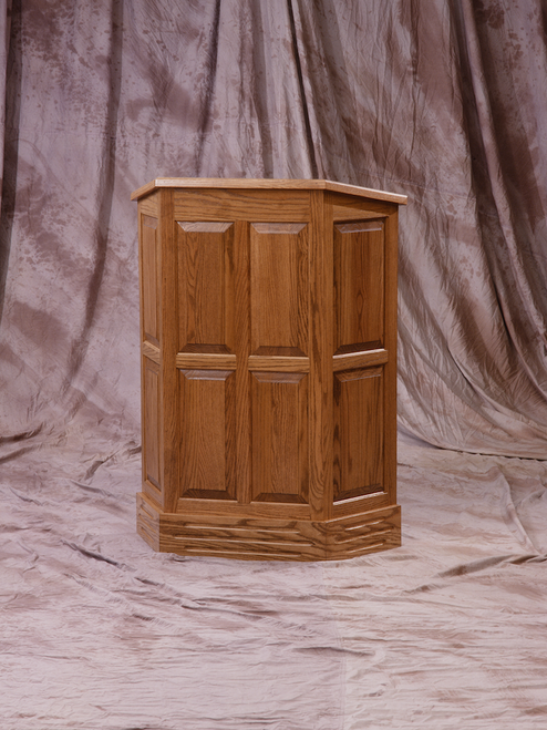 Classic Oak Pulpit