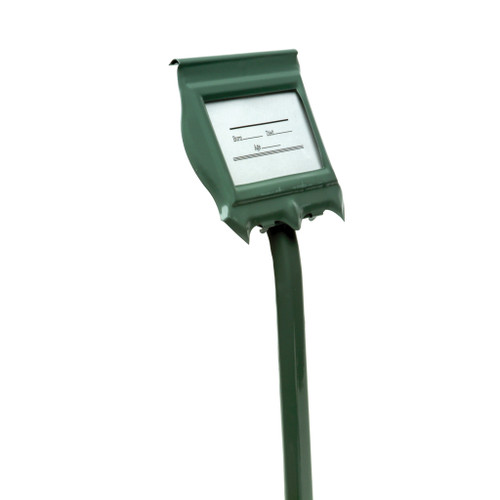 Crown Tilted Galvanized Steel Grave Marker #101