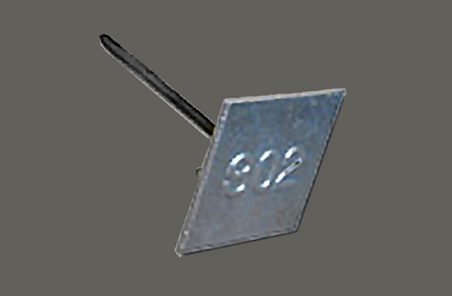 Cast Aluminum Lot Markers