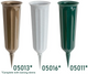 05011* Round Bottom Plastic (36) 3" 7" 3" Green / 05013* Round Bottom Plastic (36) 3" 7" 3" Bronze** / 05016* Round Bottom Plastic (36) 3" 7" 3" Stone