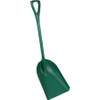 Metal Detectable Large One-Piece Shovel with 14" Blade in Green (Angle View)