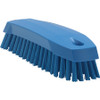 Vikan 3587 Small Hand Brush Medium Bristles in Blue (Top View)