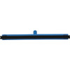 24" Double Foam Squeegee in Blue (Bottom View)