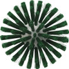 Vikan 7035 5" Pipe Brush in Green (End View)