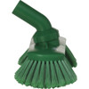 Waterfed Washing Brush w/ Angle Adjustment in Green (Side View)