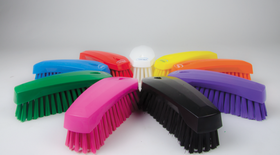 Food-Grade Hygienic Tube Brushes - Color Coded