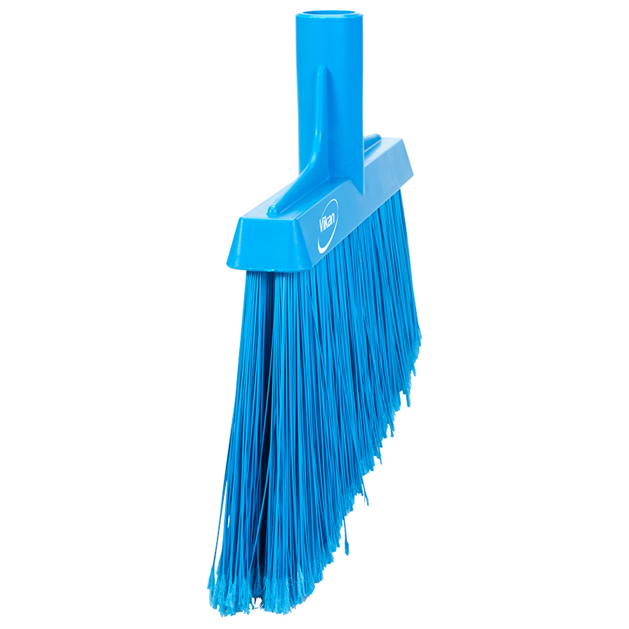 Vikan 12" Soft Bristle Angle Broom with 51" Handle
