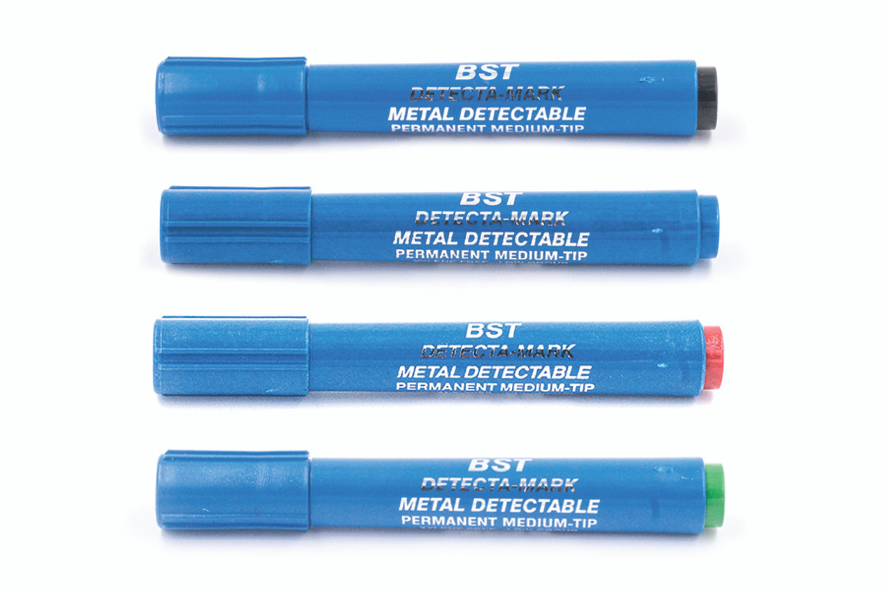 Metal-Detectable, Retractable Permanent Markers