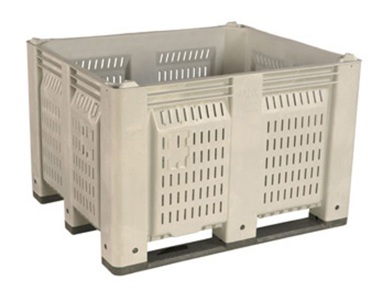 Plastic Shopping Stackable Crates 60 Gallon Storage Container