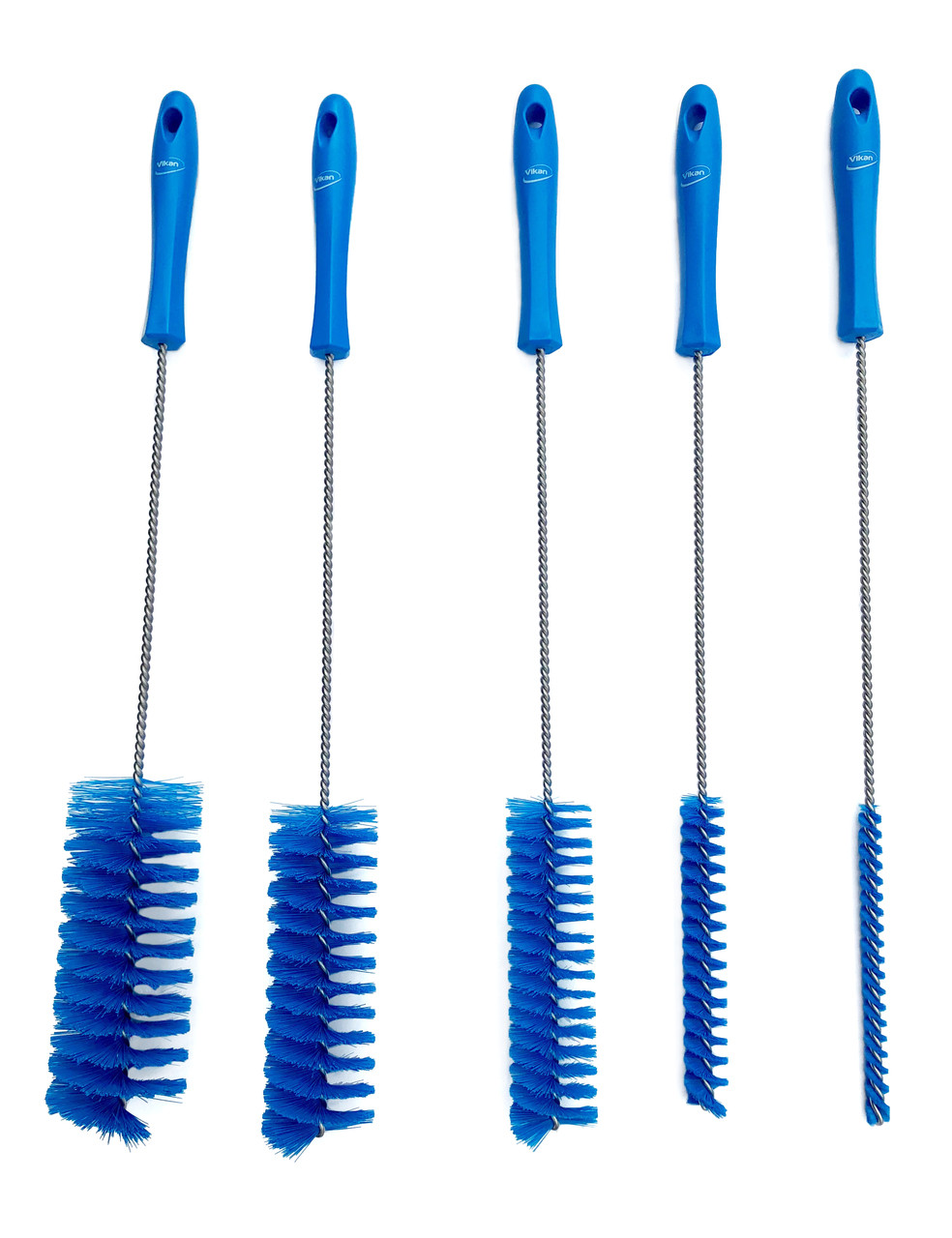 Remco Vikan Medium Narrow Dish Brush Color: Blue:Facility Safety and  Maintenance