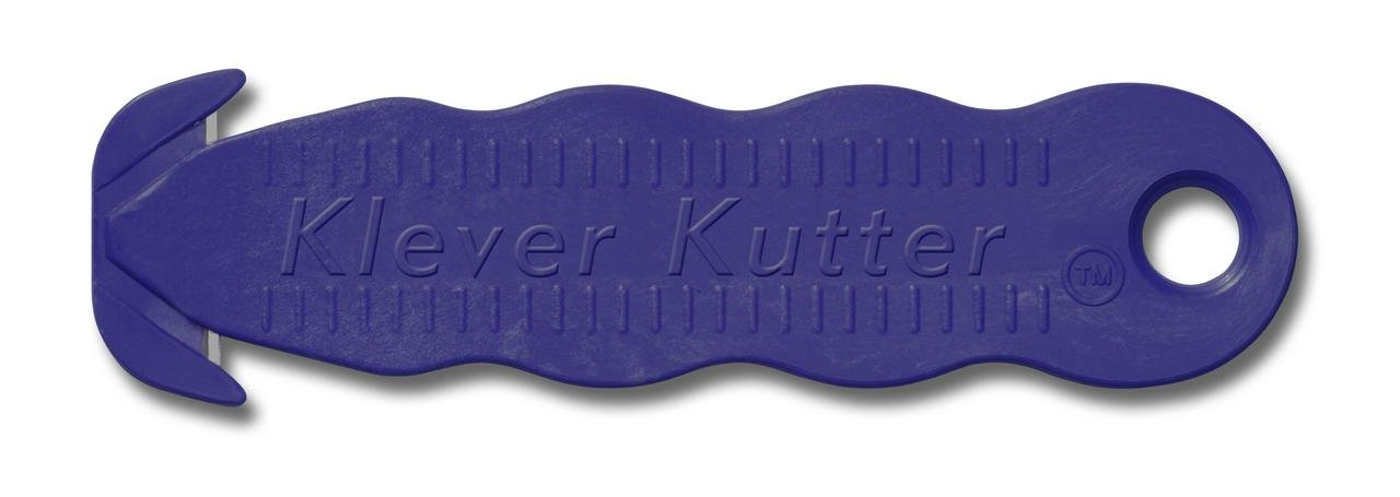 Klever Kutter, Metal Detectable Safety Cutter, NSF Food Zone Certified  Utility Knife, User Must Test on Own Equipment, Recessed Stainless Steel  Blade