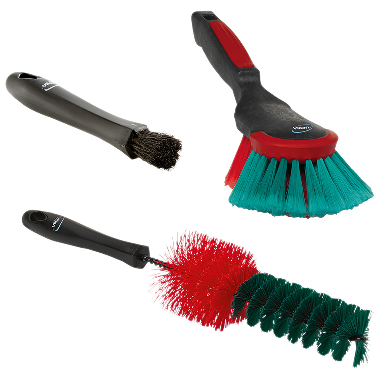3-Piece Automotive Cleaning Brush Kit