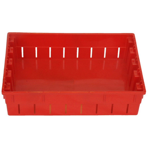 Thunderbird Plastics Vented Berry Tray Tote - Nestable / Stackable