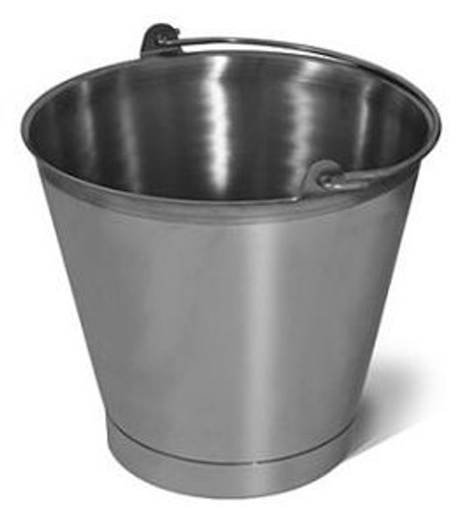 13 Quart Type 304 Stainless Steel Pail w/ Handle