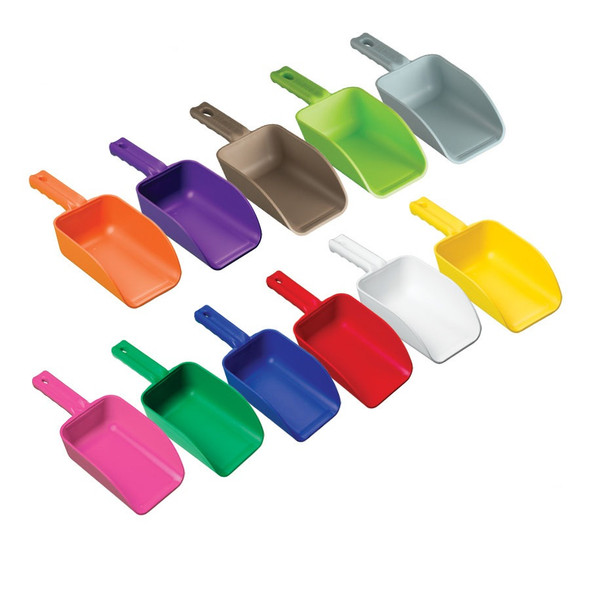 Remco 6300 16 oz. Color-Coded Mini Hand Scoops - 5 Pack