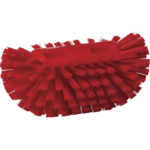 Vikan 7037 Stiff Tank Brush in Red (Side View)