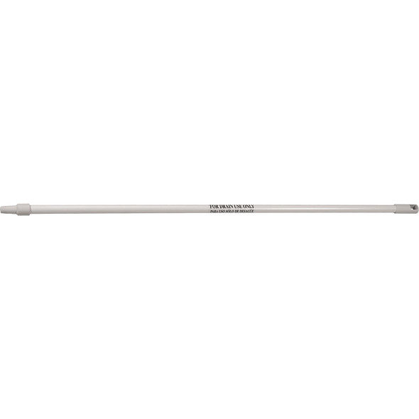 Remco 6053DRN 53" Hazmat Drain Handle (White) - Side View