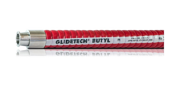 Glidetech® Butyl Transfer Hose Assembly (Tri-Clamp) (1541-TCTC)