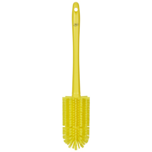 Vikan 3.1" One-Piece Pipe/Bottle Brush with Handle in Yellow