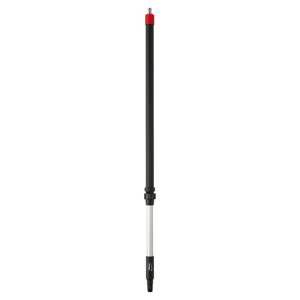 Vikan 297152Q 42-63" Aluminum Waterfed Telescopic Handle w/ Quick Disconnect Fitting