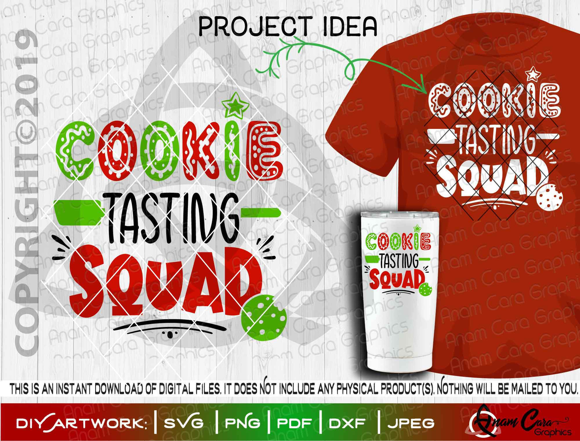 Cookie Tasting Squad SVG