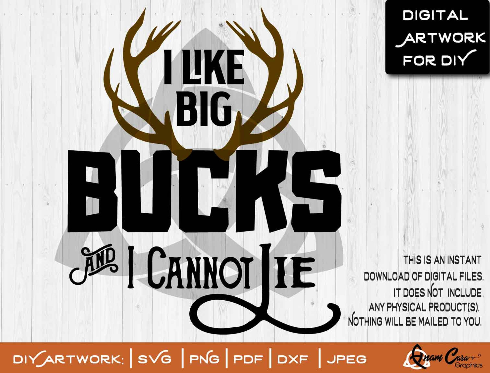 SVG I like Big Bucks and I Cannot Lie