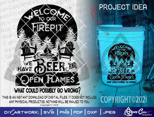 Welcome to our Firepit. We have beer and open flames, what could possibly go wrong?