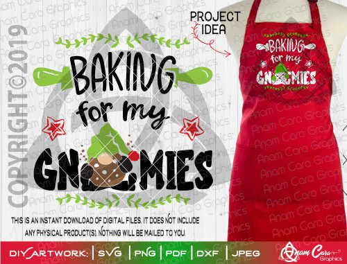 Baking for my Gnomies SVG