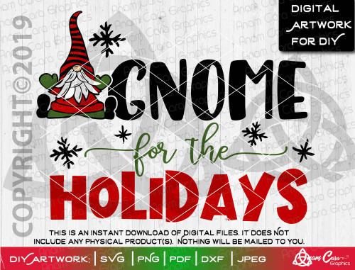 Gnome for the Holidays SVG