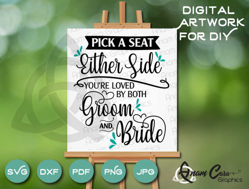 Pick a Seat Either Side You're Loved by Both Groom and Bride