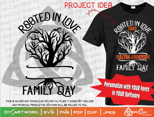 Rooted in Love - Family Day Split Template