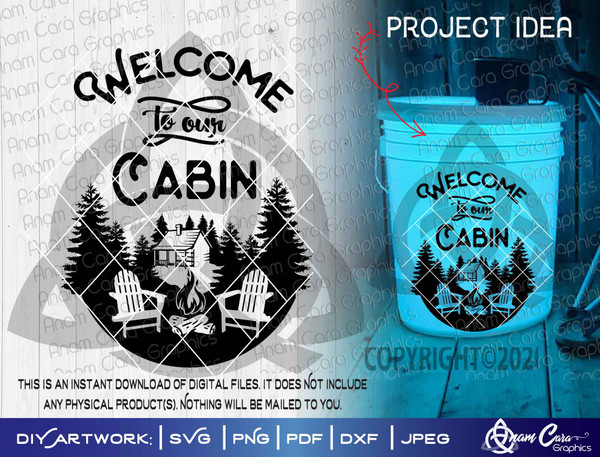 Welcome to our Cabin SVG