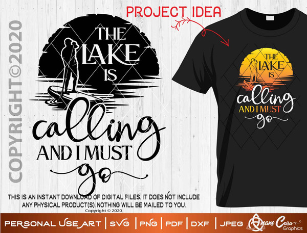 The Lake is Calling and I must Go- Paddle Board Man