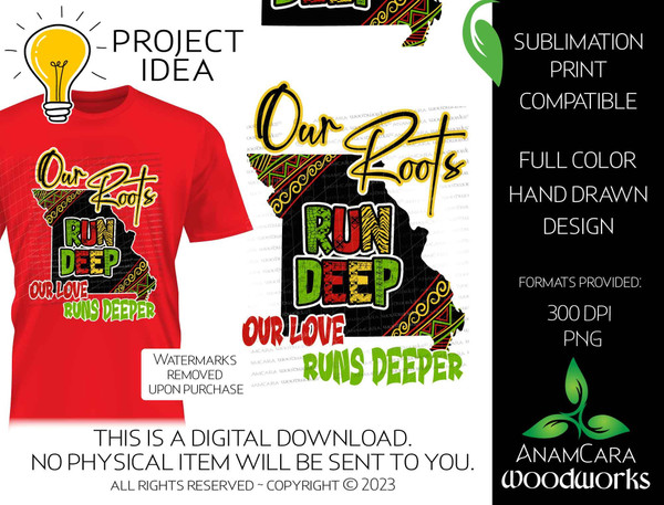 Our Roots Run Deep Our Love Runs Deeper Missouri - 4c Design