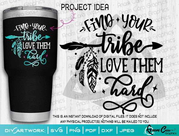 Find your Tribe Love them Hard
