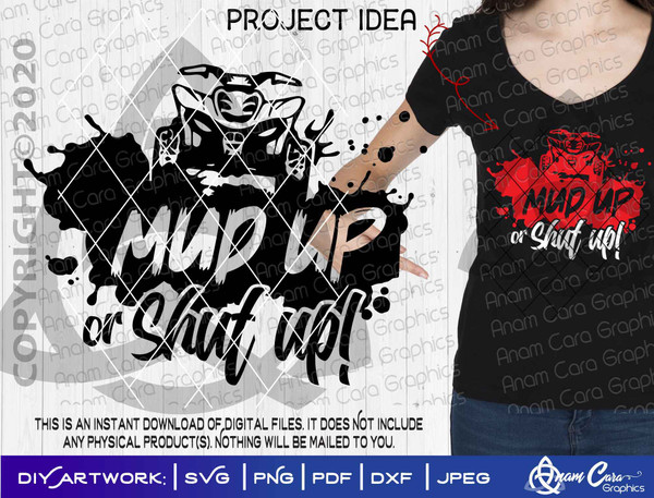 Mud Up or Shut Up! SVG