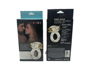 DOUBLE TROUBLE ENHANCER VIBRATING COCK RING