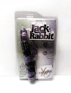 JACK RABBIT PETITE 6in MULTI FUNCTION DELUX WATERPROOF VIBE 3 AAA BATTERIES CALEXOTICS