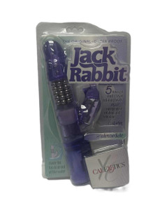 JACK RABBIT INTERMEDIATE 7in MULTI FUNCTION DELUX WATERPROOF VIBE 3 AA BATTERIES CALEXOTICS