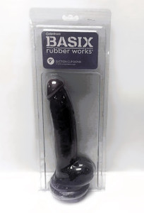 BASIX 9in SOFT SUCTION CUP DONG WITH BALLS HARNESS CAPABLE BY PIPEDREAM