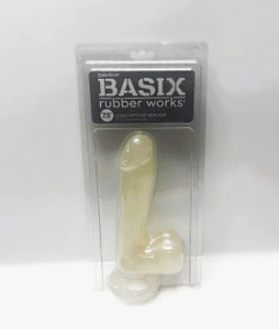 BASIX 7.5 DONG WITH BALLS AND SUCTION CUP. HARNESS CAPABLE BY PIPEDREAM