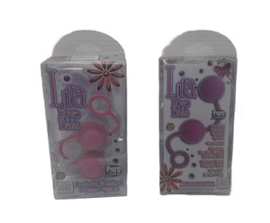 LIA LOVE BALLS PERFECTY WEIGHTED WITH PULL STRAP BY CALEXOTICS
